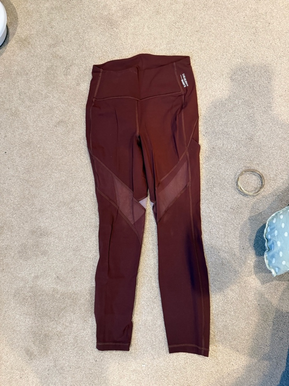 lululemon athletica Burgundy Leggings